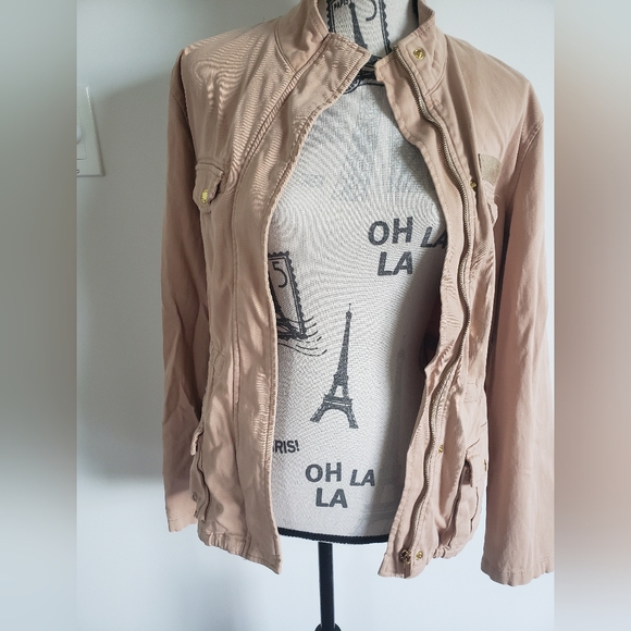 Guess Tan Utility Jacket| Size M - Picture 4 of 11